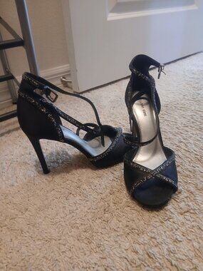 Black dress up shoes